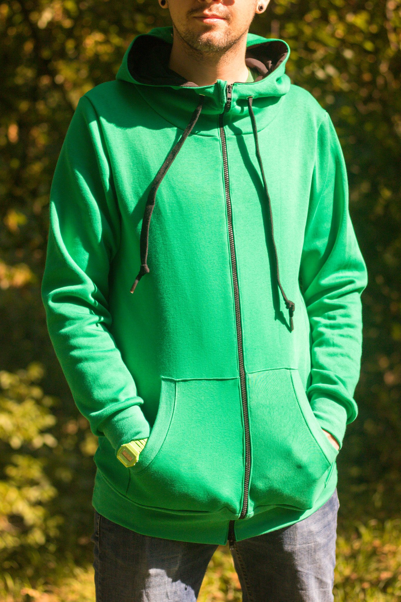 Männersweatjacke von Fadenkäfer