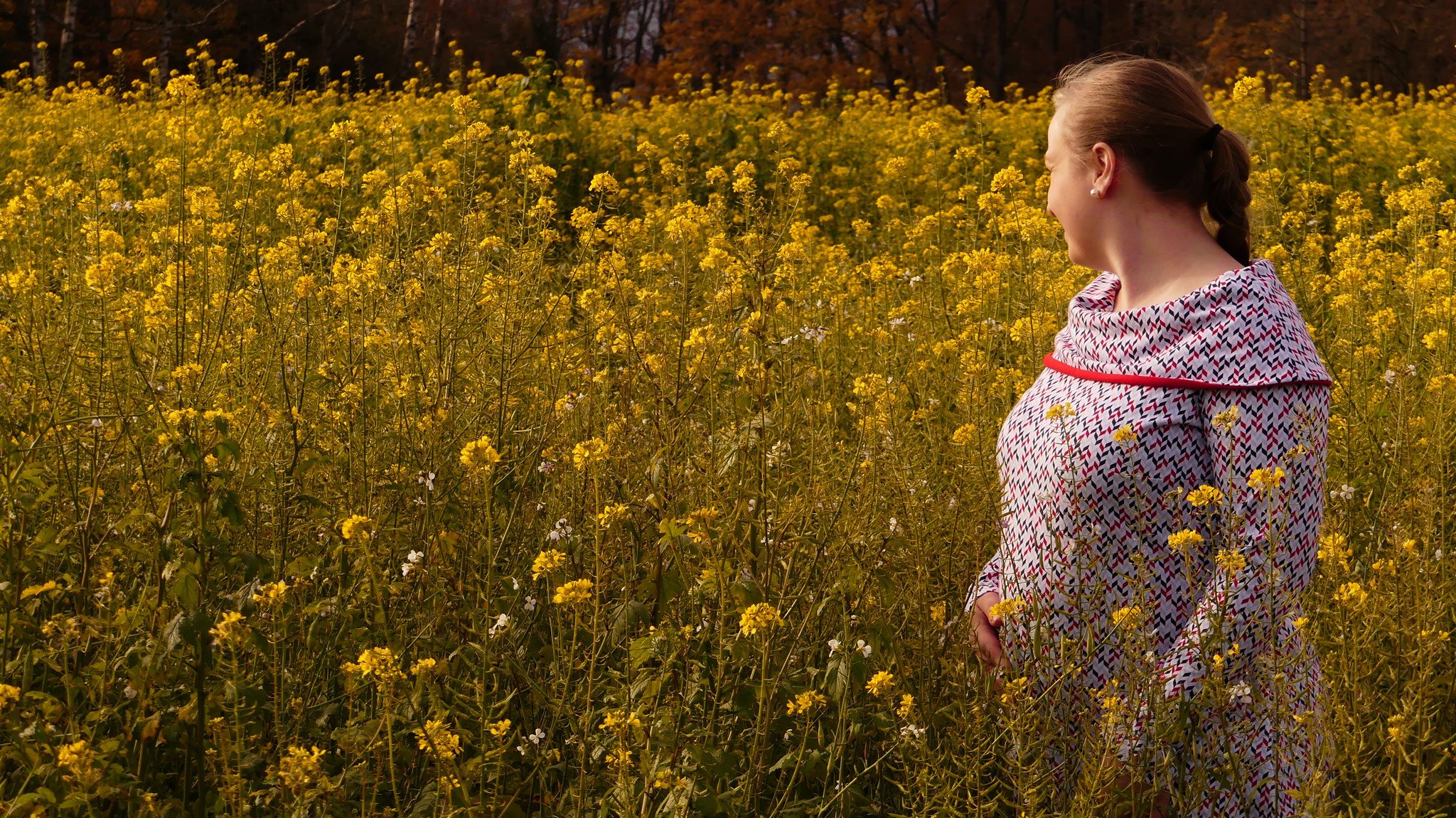 Fotoshooting Zipfelkleid von Isabel